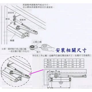 lucky 門弓器|(型號：184P 有檔) 平行式 適用門重60~85kg 《Lucky。